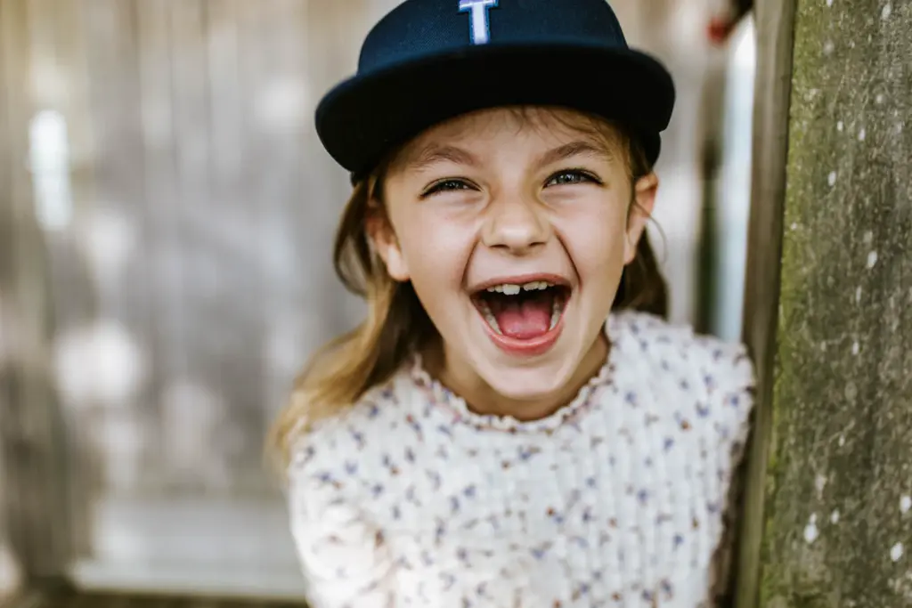 Ganz freches Kinderportrait am Starnberger See