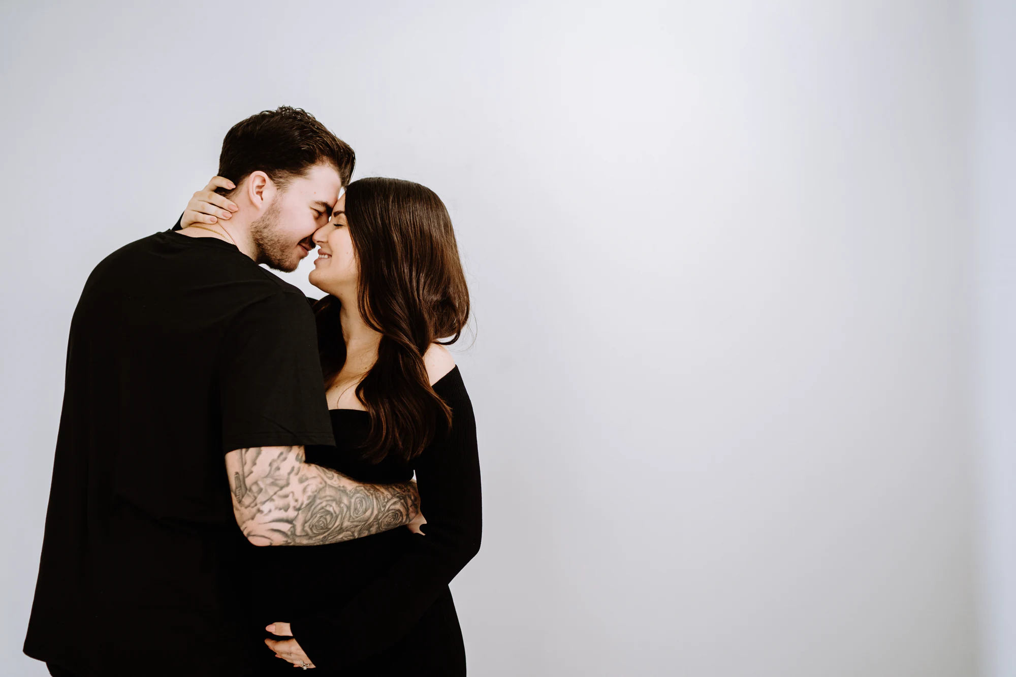 Schwangerschaftsfotografie Weilheim im Fotostudio